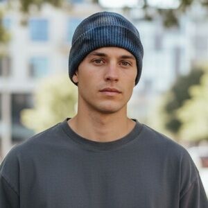 OLD NAVY•Blue Tie-Dye Knit Beanie